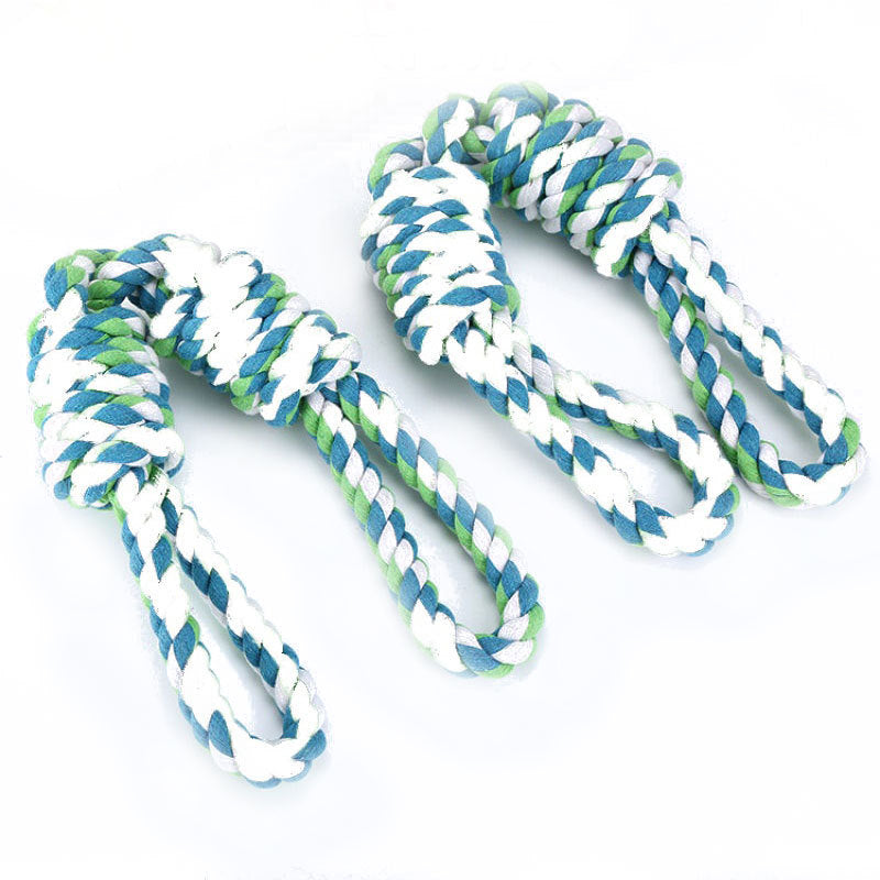 Braided Rope Tug Toy with Dual Handles