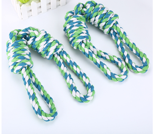 Braided Rope Tug Toy with Dual Handles