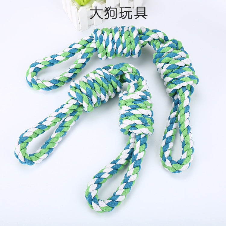 Braided Rope Tug Toy with Dual Handles